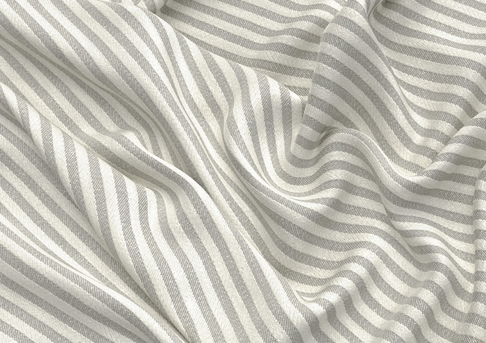 Emily Bond Oscar Stripe, Pebble - Made to Measure Curtains - Image 4